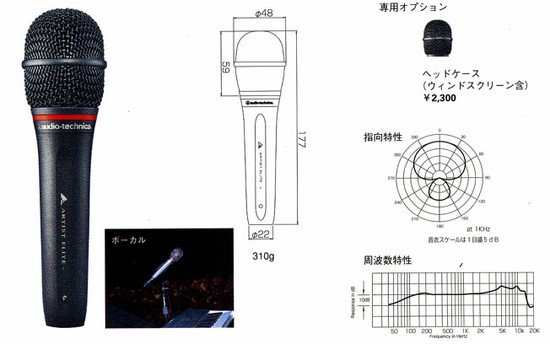 audio-technicaAE6100（ダイナミック型）の画像