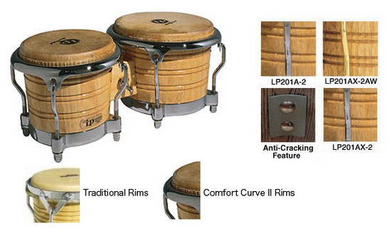 LPLP Generation II Wood Bongosの画像