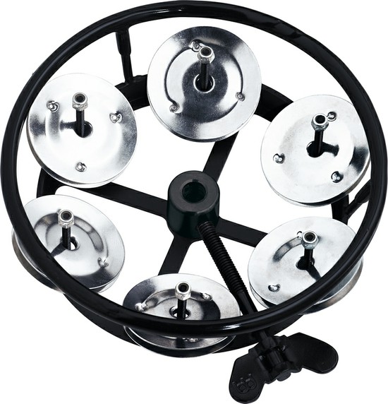Meinlプロフェッショナルハイハットタンバリン THH1BKの画像