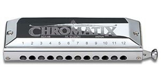 Suzukiクロマチックハーモニカ SCX-48の画像