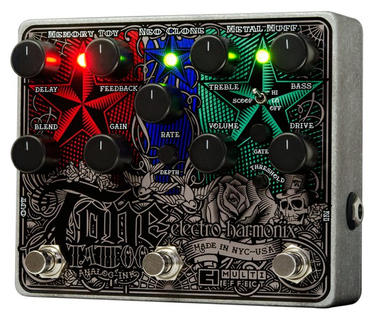 electro harmonixTone Tattoo analog multi-effects pedalの画像