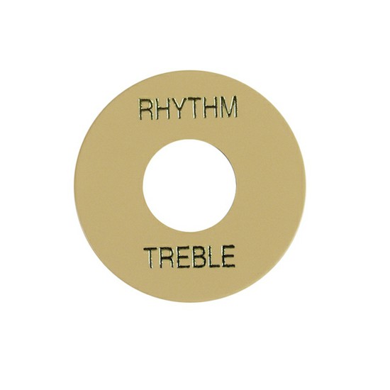GibsonPRWA-030 Toggle Switch Washer, Crème with Gold Imprintの画像