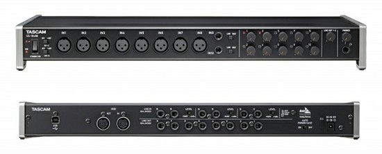 TASCAMオーディオMIDIインターフェイス/マイクプリアンプ US-16x08の画像