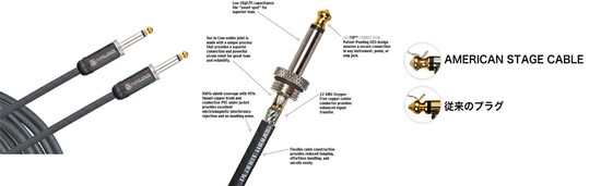 PlanetWavesAmerican Stage Series Instrument cablesの画像