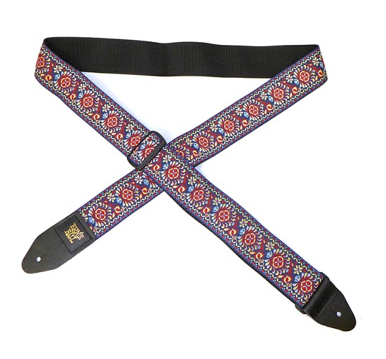 ErnieBallJacquard Straps Royal Bloomの画像