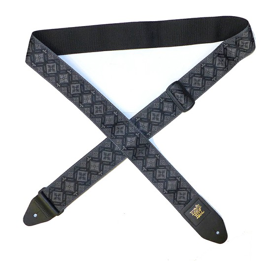 ErnieBallJacquard Straps Regal Blackの画像