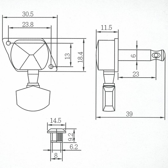 AriaAT-145G（ギター用 3対3）の画像