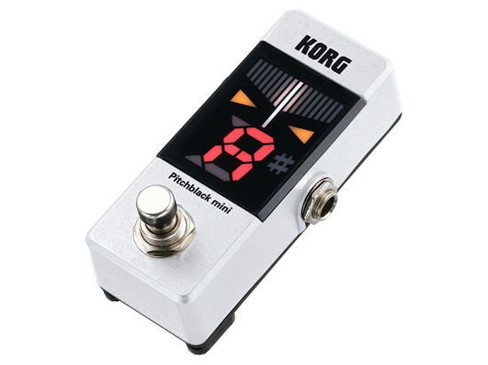 KORGPitchblack mini チューニングメーター ペダルタイプ Whiteの画像