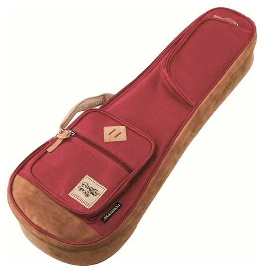 IbanezPOWERPAD “Designer Collection” Bag for Concert Style Ukulele Wine Red IUBC541-WRの画像