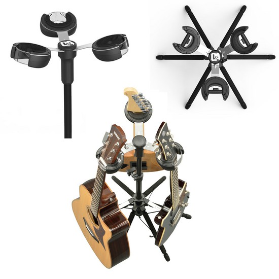 D&A Guitar GearHYDRA 3本掛けギタースタンド H0600の画像