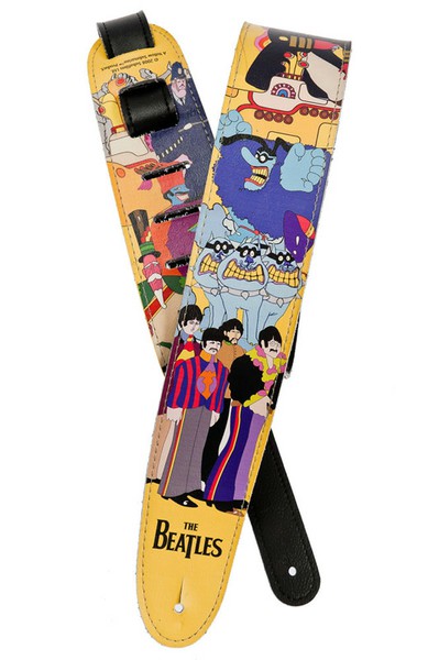 PlanetWavesThe Beatles Vegan Straps 25LB06	Yellow Submarineの画像