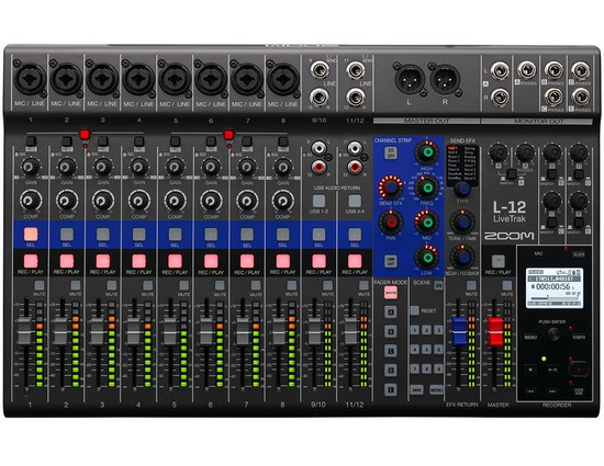 Zoom12-Track Live Mixer / Recorder　LIVETRAK L-12の画像