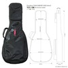 ProvidenceTOUR COMFORT CASES TCF-1R BK (for Acoustic Guitar)の画像