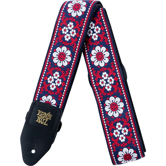 ErnieBallJacquard Straps Midnight Blossom #4108の画像