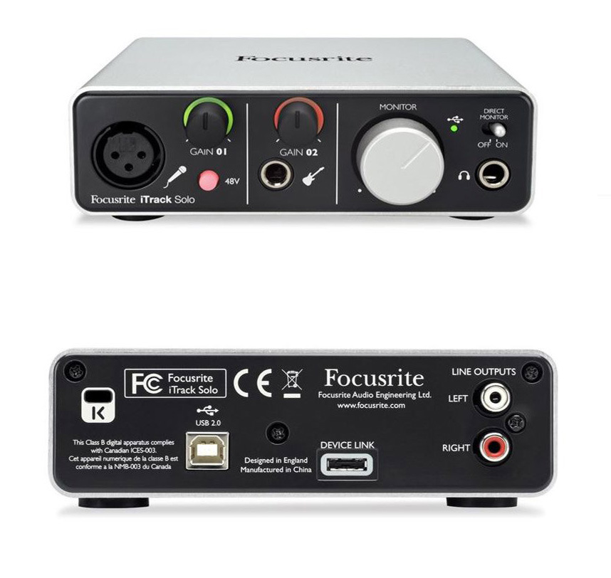 Focusrite iTrack Solo-lightening - iPhone IPad アクセサリー | 楽器 ...