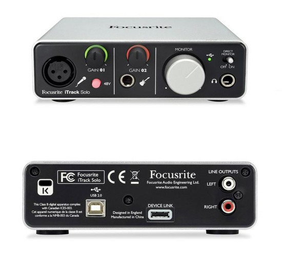 FocusriteiTrack Solo-lighteningの画像