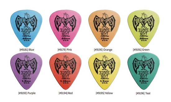 ErnieBallEverlast Guitar Picks (12枚入り)の画像