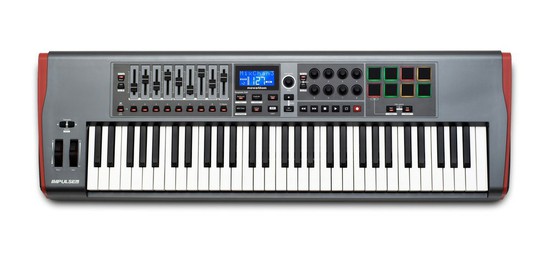 novationIMPULSE 61 61鍵MIDI キーボードの画像