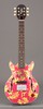 Woodstics GuitarsWS-MINI ALOHA Pink & Yellow Alohaの画像