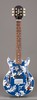 Woodstics GuitarsWS-MINI ALOHA  BLUE & WHITE ALOHAの画像