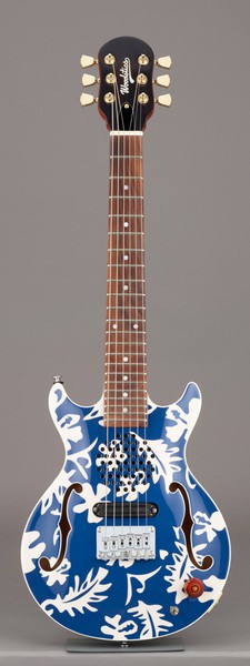 Woodstics GuitarsWS-MINI ALOHA  BLUE & WHITE ALOHAの画像