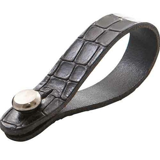Right On StrapsSTRAP LINK ALLIGATORLINK Blackの画像