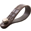 Right On StrapsSTRAP LINK ALLIGATORLINK BROWNの画像