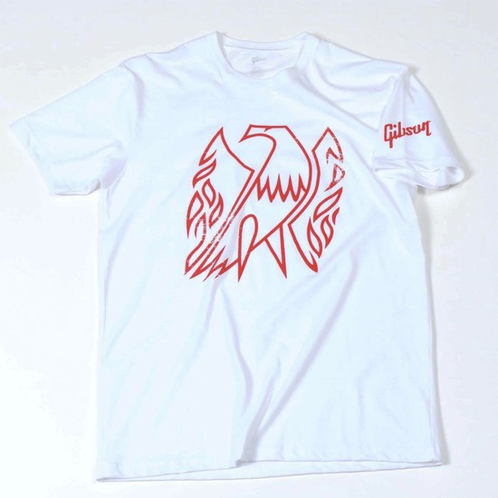 GibsonGA-FBW　Firerbird Tシャツ　WHITEの画像