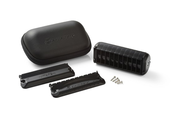 Suzukiサイレンサー付き10穴ハーモニカ ユーザーズセット 忍SHINOBIX ユーザーズセット SNB-20CVSの画像