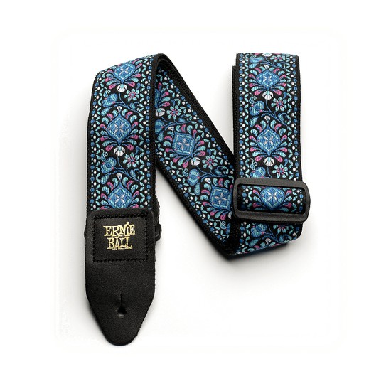 ErnieBallINDIGO ORCHID JACQUARD GUITAR STRAP 4097の画像