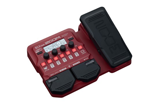 ZoomB1X FOUR Bass Multi-Effects Processorの画像