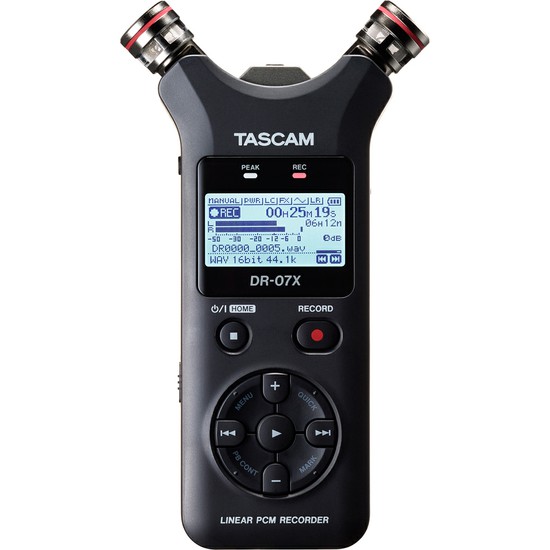 TASCAMDR-07X USBオーディオインターフェース搭載ステレオオーディオレコーダーの画像