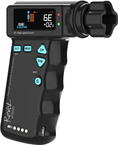 RevoLRT1 High speed tuner　USB充電式 自動チューニング機能付き電動ペグワインダーの画像
