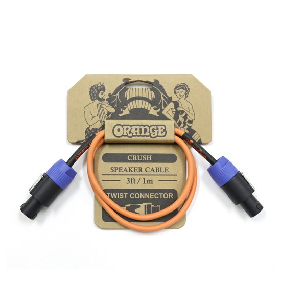 ORANGECRUSH Speaker Cable 3ft 1m Speaker Twist Connector CA0039の画像