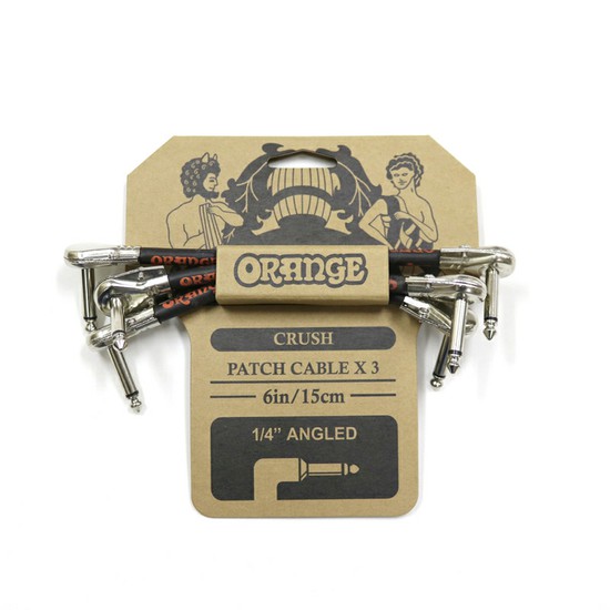 ORANGECRUSH Patch Cable×3 6inch/15cm 1/4