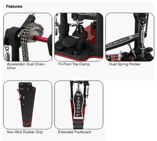 dwDW-5002AD4/XF DペダルXF /A Long Board Pedalの画像
