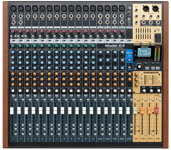TASCAMModel 24 24トラックライブレコーディングミキサーの画像