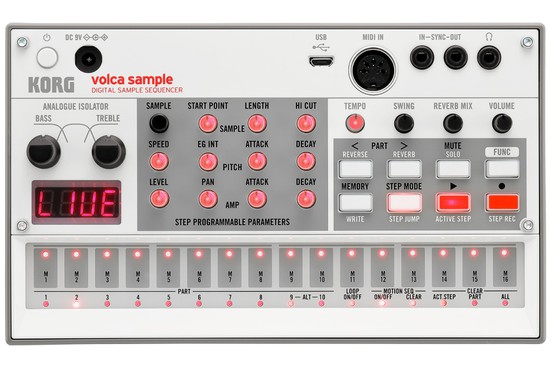 KORGvolca sample DIGITAL SAMPLE SEQUENCERの画像