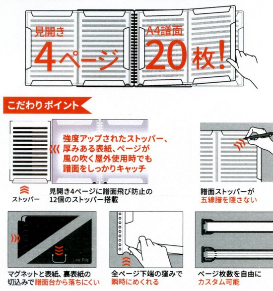 J.Noteライブファイル（AL-LF-01）の画像