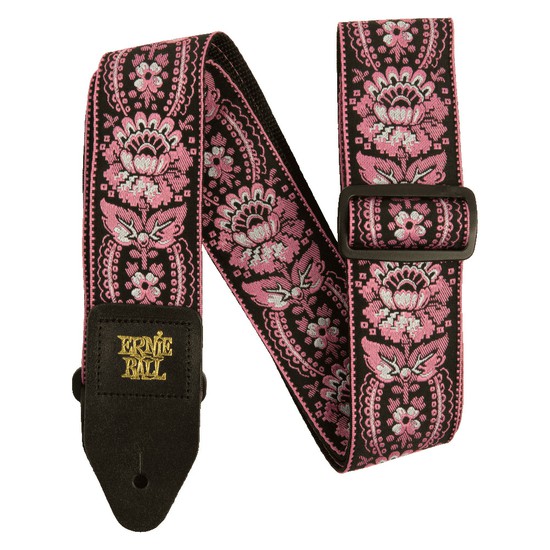ErnieBallEB 5347 PINK ORLEANS JACQUARD STRAPの画像
