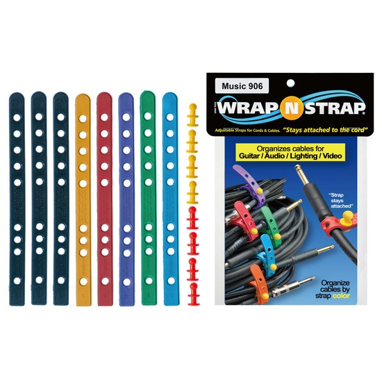 STARTECH906M Wrap-N-Strap ラバー・ケーブルタイ ６インチ 8本セットの画像