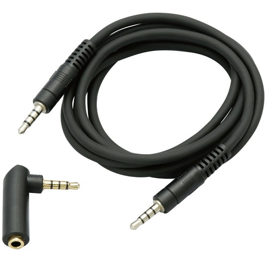 Tech3.5mm コネクタ TRRS (4極) オス-オス ケーブル 1.5m TRSM-1.5の画像