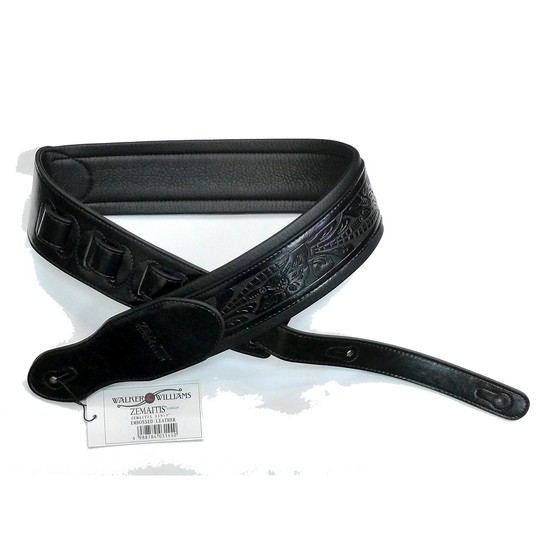 ZEMAITISEmbossed Leather Strap 00109029M175の画像