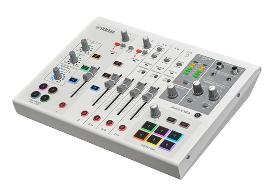 YAMAHAライブストリーミングミキサー AG08Wの画像