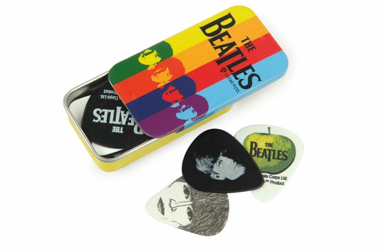 D'Addario1CAB4-15BT2　BEATLES PICK TIN - STRIPESの画像