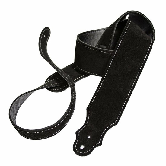 FranklinPurist Suede Guitar Strap 3A-BK-Sの画像