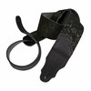 FranklinEmbossed Suede Guitar Strap FSSE-BK-BKの画像