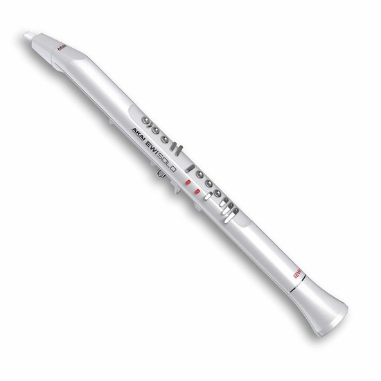 AKAI ProfessinalEWI Solo Special Edition White　スピーカー内蔵ウインド・シンセサイザーの画像