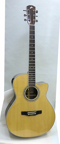 Morrisピックアップ付きオーディトリアム カッタウエイ R-14G NAT　日本製の画像