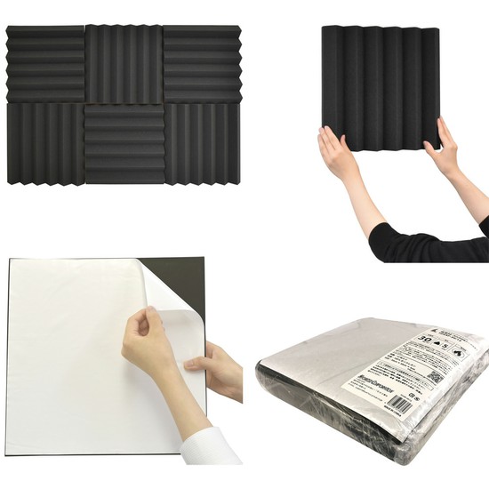 TRUE DYNASound absorbing foam TDSAF-30 吸音材 ( 耐水性両面テープつき )の画像